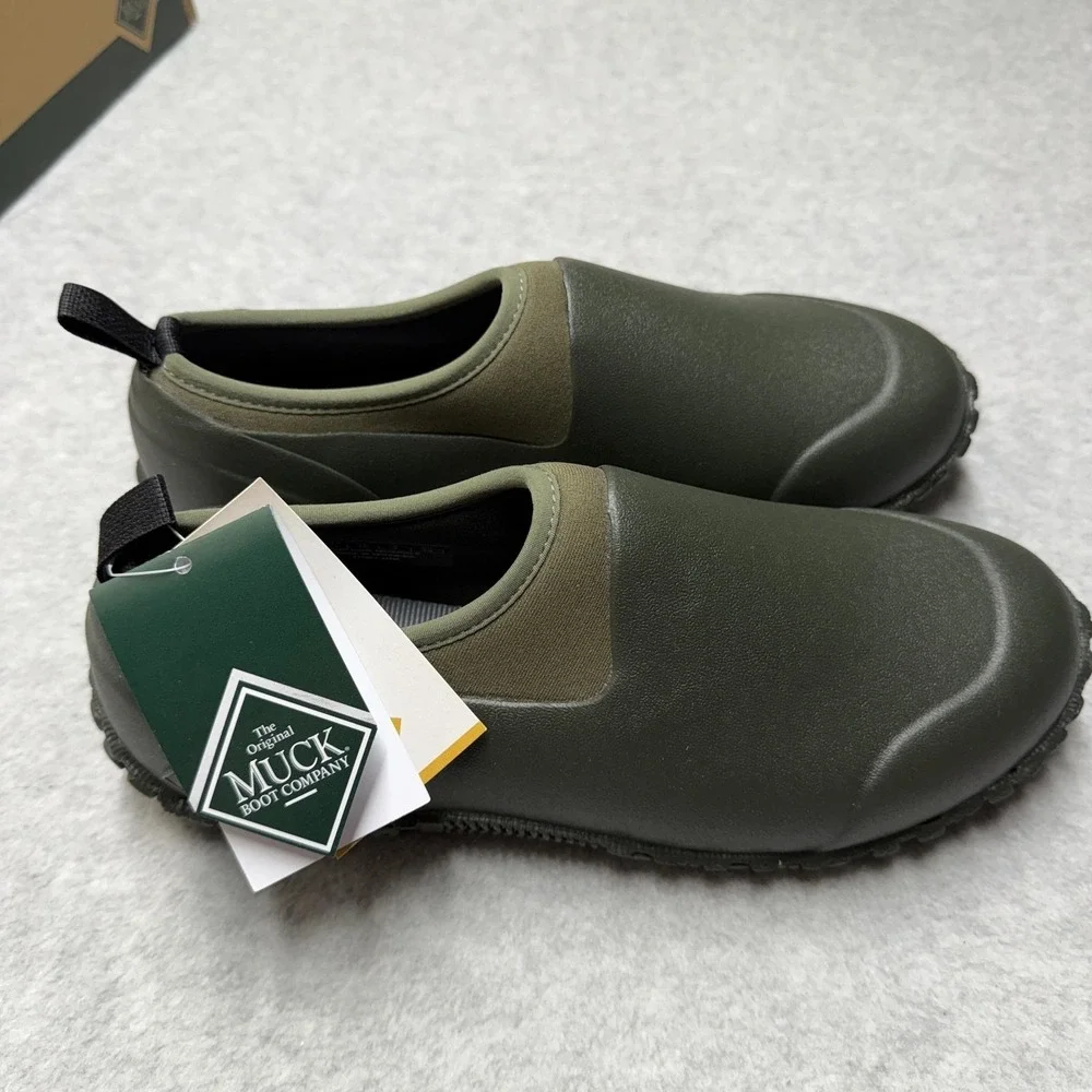Muck Boot Company Muckster II Low Shoes Mens 10 Green Waterproof Slip On Clog